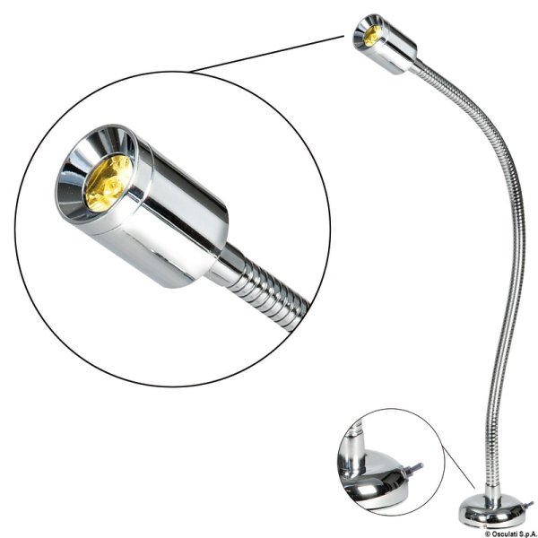 Luce snodata LED 10 W 12/24 V - 13.236.90